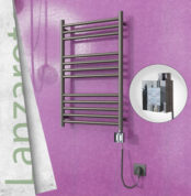 Radiva Lanzarote Elektrikli Havlupan 500x800 Satine P. Ktx4 200 Watt Spiral Kablolu - 1LAN05000800P1SEC020-K - Elektrikli Havlupan