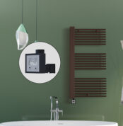 Radiva MALE Elektirikli Havlupan 600x1190 Bakır Eskitme (KTX3 Termostat) 600W Spiral Kablolu - 1MAL06001190K3PE7060-K - Elektrikli Havlupan
