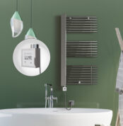 Radiva MALE Elektirikli Havlupan 600x1190 Krom (KTX3 Termostat) 600W - 1MAL06001190K1PE7060 - Elektrikli Havlupan