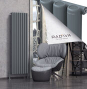 Radiva Mati Alüminyum Radyatör 1800x588 Antrasit