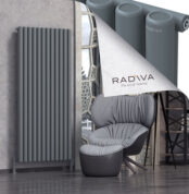 Radiva Mati Alüminyum Radyatör 1800x884 Antrasit - 2MAT18000884B2TS - Alüminyum Radyatör