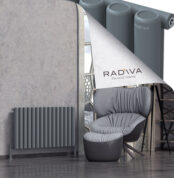 Radiva Mati Alüminyum Radyatör 600x1106 Antrasit - 2MAT06001106B2TS - Alüminyum Radyatör