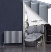 Radiva Mati Alüminyum Radyatör 600x1106 Gri - 2MAT06001106BLTS - Alüminyum Radyatör