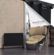 Radiva Mati Alüminyum Radyatör 600x1106 Siyah - 2MAT06001106B3TS - Alüminyum Radyatör