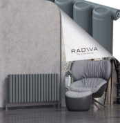 Radiva Mati Alüminyum Radyatör 600x1328 Antrasit - 2MAT06001328B2TS - Alüminyum Radyatör