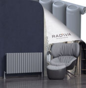 Radiva Mati Alüminyum Radyatör 600x1328 Gri - 2MAT06001328BLTS - Alüminyum Radyatör