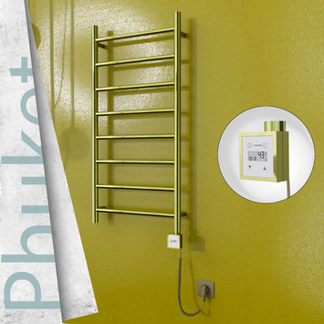 Radiva Phuket Elektrikli Havlupan 500x1000 Altın Ktx3 200 Watt Spiral Kablolu - 1PHU05001000K2PE7020-K - Elektrikli Havlupan