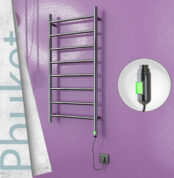 Radiva Phuket Elektrikli Havlupan 500x1000 Ayna P. (On/Off Düğmeli) 200 W - 1PHU05001000P2PE1020 - Elektrikli Havlupan