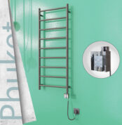 Radiva Phuket Elektrikli Havlupan 500x1200 Satine P. Ktx4 200 Watt Spiral Kablolu - 1PHU05001200P1SEC020-K - Elektrikli Havlupan