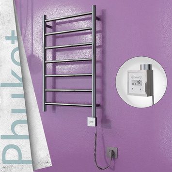 Radiva Phuket Elektrikli Havlupan 500x800 Ayna P. Ktx3 200 Watt Spiral Kablolu - 1PHU05000800P2PE7020-K - Elektrikli Havlupan