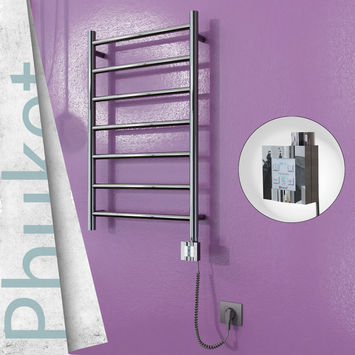 Radiva Phuket Elektrikli Havlupan 500x800 Ayna P. Ktx4 200 Watt Spiral Kablolu - 1PHU05000800P2PEC020-K - Elektrikli Havlupan