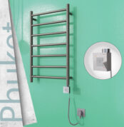 Radiva Phuket Elektrikli Havlupan 500x800 Satine P. Ktx1 200 Watt Spiral Kablolu - 1PHU05000800P1SEB020-K - Elektrikli Havlupan