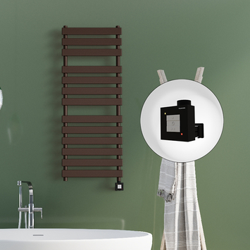 Radiva TAHITI Elektrikli Havlupan 500x950 Bakır Eskitme Parlak (KTX1 Termostat) 300W - 1TAH05000950K3PEB030 - Elektrikli Havlupan