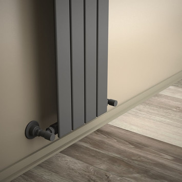 Radiva Tip 10V Dekoratif Radyatör 1800x292 Antrasit