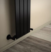 Radiva Tip 10V Dekoratif Radyatör 1800x292 Mat Siyah - 210V18000292B3MS - İthal Dekoratif Radyatör