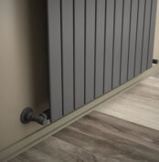 Radiva Tip 10V Dekoratif Radyatör 1800x884 Antrasit - 210V18000884B2TS - İthal Dekoratif Radyatör