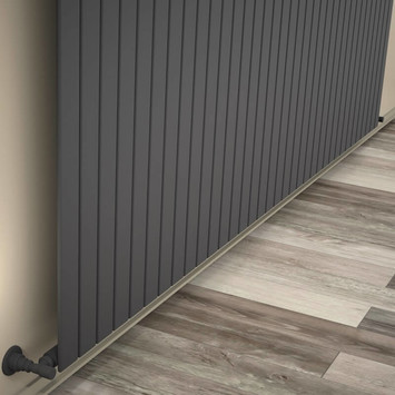 Radiva Tip 10V Dekoratif Radyatör 600x2586 Antrasit - 210V06002586B2TS - İthal Dekoratif Radyatör