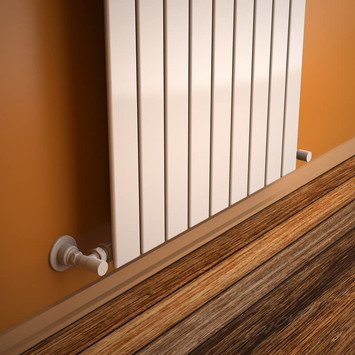 Radiva Tip 10V Dekoratif Radyatör 600x662 Beyaz - 210V06000662B1PS - İthal Dekoratif Radyatör