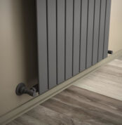Radiva Tip 10V Dekoratif Radyatör 600x736 Antrasit - 210V06000736B2TS - İthal Dekoratif Radyatör