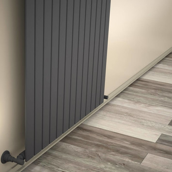 Radiva Tip 10V Dekoratif Radyatör 600x958 Antrasit - 210V06000958B2TS - İthal Dekoratif Radyatör