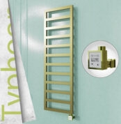 Radiva TYPHOON Elektrikli Paslanmaz Çelik Havlupan 500x1160 Ayna Polisaj (KTX3 Termostat) 300W - 1TYP05001160P2PE7030 - Elektrikli Havlupan