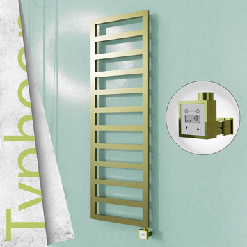 Radiva TYPHOON Elektrikli Paslanmaz Çelik Havlupan 500x1160 Ayna Polisaj (KTX3 Termostat) 300W - 1TYP05001160P2PE7030 - Elektrikli Havlupan