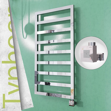 Radiva TYPHOON Elektrikli Paslanmaz Çelik Havlupan 500x1580 Ayna Polisaj (KTX1 Termostat) 600W - 1TYP05001580P2PEB060 - Elektrikli Havlupan