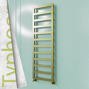 Radiva TYPHOON Paslanmaz Çelik Havlupan 500x1160 Satine Altın - 1TYP05001160K2SS - Paslanmaz Çelik Havlupan