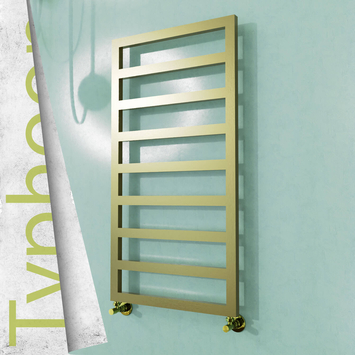 Radiva TYPHOON Paslanmaz Çelik Havlupan 500x1580 Satine Altın - 1TYP05001580K2SS - Paslanmaz Çelik Havlupan