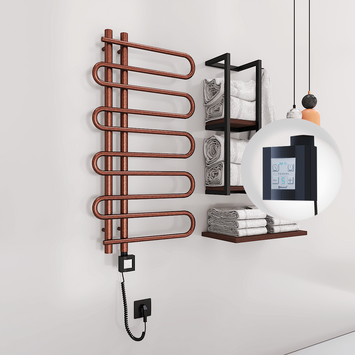 Radiva ZANTE Elektirikli Havlupan 500x1000 Bakır Eskitme (KTX4 Termostat) 200W Spiral Kablolu - 1ZTE05001000K3PEC020-K - Elektrikli Havlupan