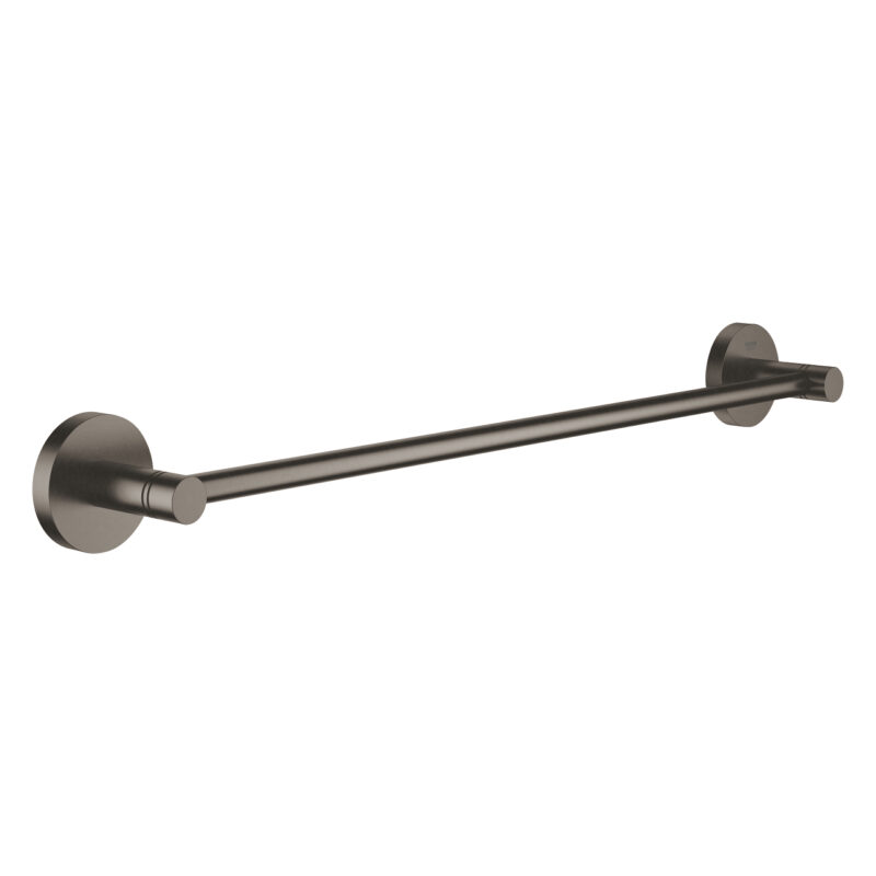 Grohe Essentials Havluluk, 45 cm, Fırçalı Sert Grafit - 40688AL1 - Havluluk