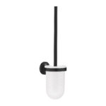 Grohe Essentials Tuvalet Fırçalığı, Mat Siyah - 1024682430 - Klozet Temizleme Fırçası