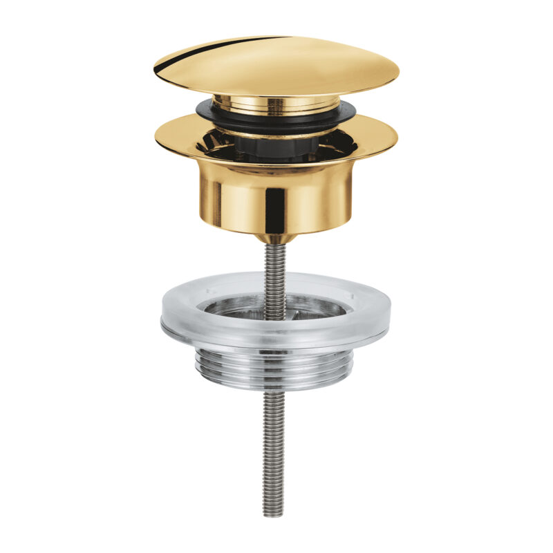 Grohe Tapa Takımı Bas-Aç Süzgeç, Altın - 65807GL0 - Lavabo Süzgeci