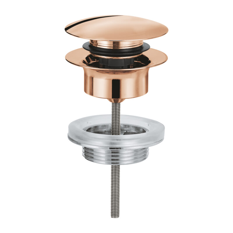 Grohe Tapa Takımı Bas-Aç Süzgeç, Bakır - 65807DA0 - Lavabo Süzgeci
