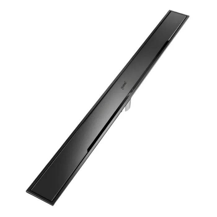 Hüppe Galata A Duş Kanalı 60 cm Mat Siyah Yandan Çıkışlı - 47H00210000MS014 - Duş Kanalı ve Yer Sifonu - 2