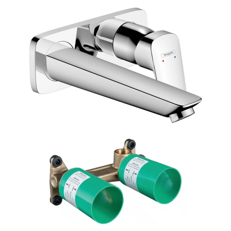 Hansgrohe Logis Krom Ankastre Lavabo Bataryasi Seti 1