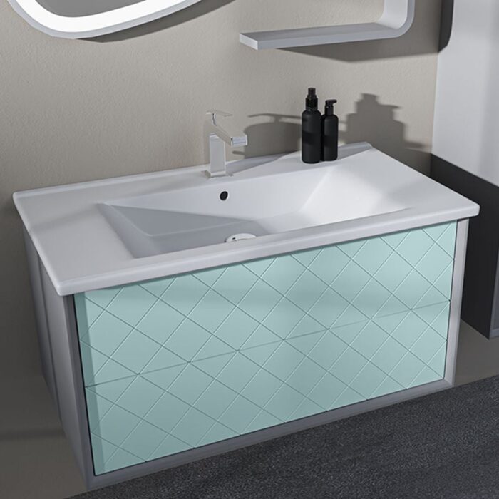 Belinza Pola 80 cm Banyo Dolabı Boy Dolap Dahil - BP80BDBDD - BANYO DOLABI - 1