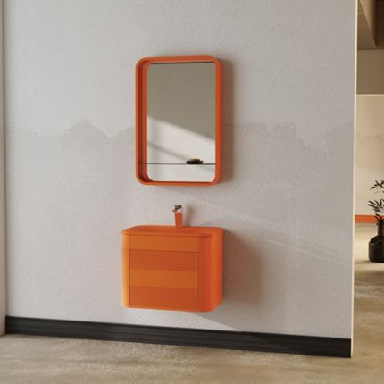 Belinza Twist 65 cm Banyo Dolabı Turuncu