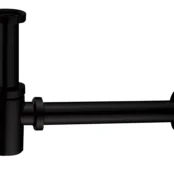 Creavit Lavabo Sifon 33 cm G1 1/4 Mat Siyah - SF198 - Lavabo Sifonu