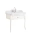 Kale Victorian Lavabo Dolabı 90 cm Parlak Krem (Lavabo Dahil) - 310300104299 - Banyo Alt Modülleri