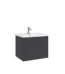 Kale Zeta 65 cm Set Mat Antrasit (Lavabo Dahil) - 310300104551 - Banyo Alt Modülleri