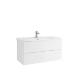 Kale Zeta 100 cm Set Mat Beyaz (Lavabo Dahil) - 310300104559 - Banyo Alt Modülleri