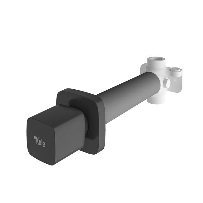 410200505620 Kale V200 Ankastre Stop Valf Pprc 180° Ø20 mm Siyah - Görsel 1