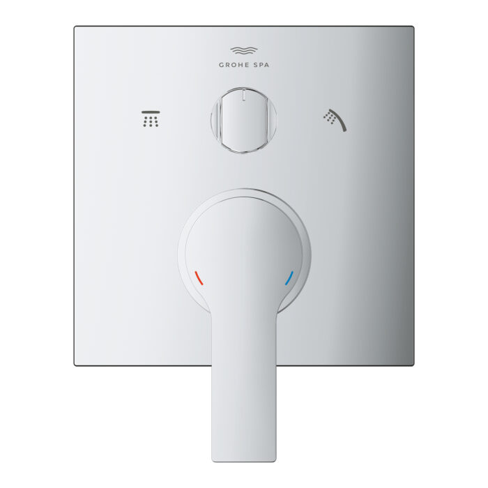 Grohe Allure Ankastre Banyo ve Duş Bataryası (Sıva Üstü Grubu), 3 Yollu - 29176001 - Ankastre Banyo Bataryası - 1