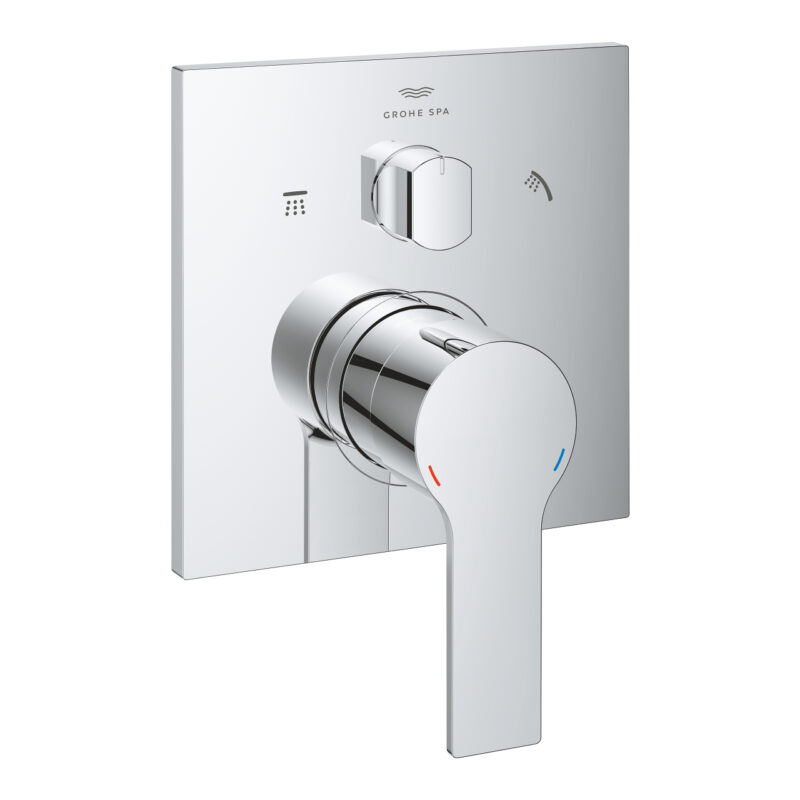 Grohe Allure Ankastre Banyo ve Duş Bataryası (Sıva Üstü Grubu), 3 Yollu - 29176001 - Ankastre Banyo Bataryası