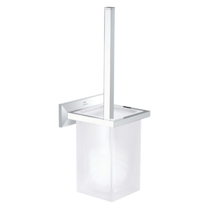 Grohe Allure Brilliant Duvardan Tuvalet Fırçalığı, Krom - 40900000 - Klozet Temizleme Fırçası