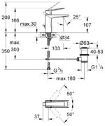 Grohe Allure Brilliant Tek Kumandalı Lavabo Bataryası - 24341000 - Lavabo Bataryası - 3