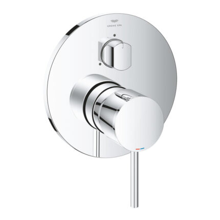 Grohe Atrio Ankastre Banyo/Duş Bataryası (Sıva Üstü Grubu), 3 Yollu - 24356000 - Ankastre Banyo Bataryası