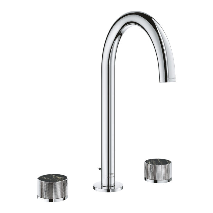 Grohe Atrio Private Collection 3 Delikli Ankastre Lavabo Bataryası, Sifon Kumandalı (L-Boy) - 20595000 - Üç Delikli Lavabo Bataryası - 3