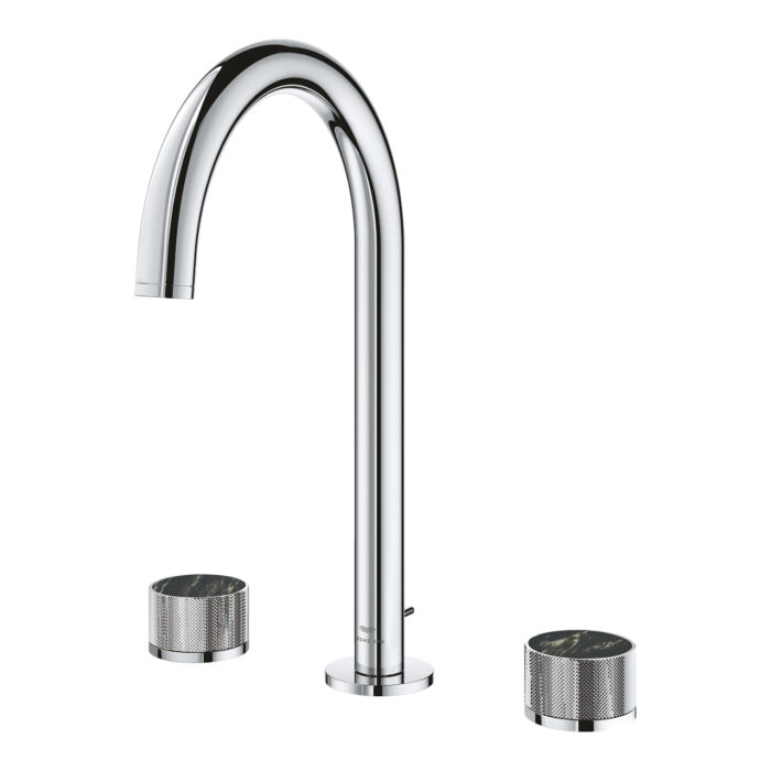 Grohe Atrio Private Collection 3 Delikli Ankastre Lavabo Bataryası, Sifon Kumandalı (L-Boy) - 20595000 - Üç Delikli Lavabo Bataryası - 4